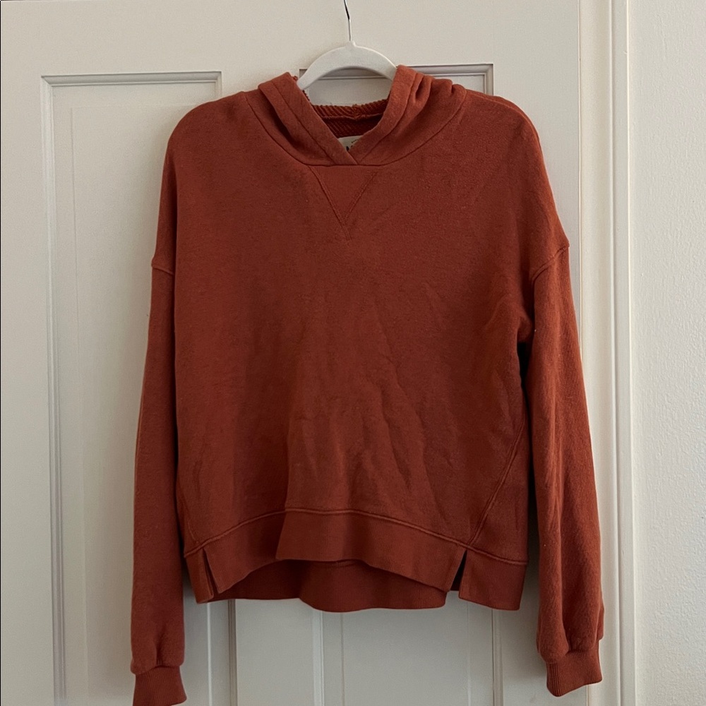 Madewell Terracotta Hooded Top